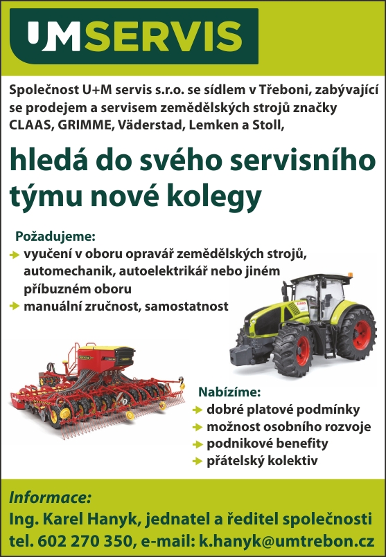 Inzerát mechanik